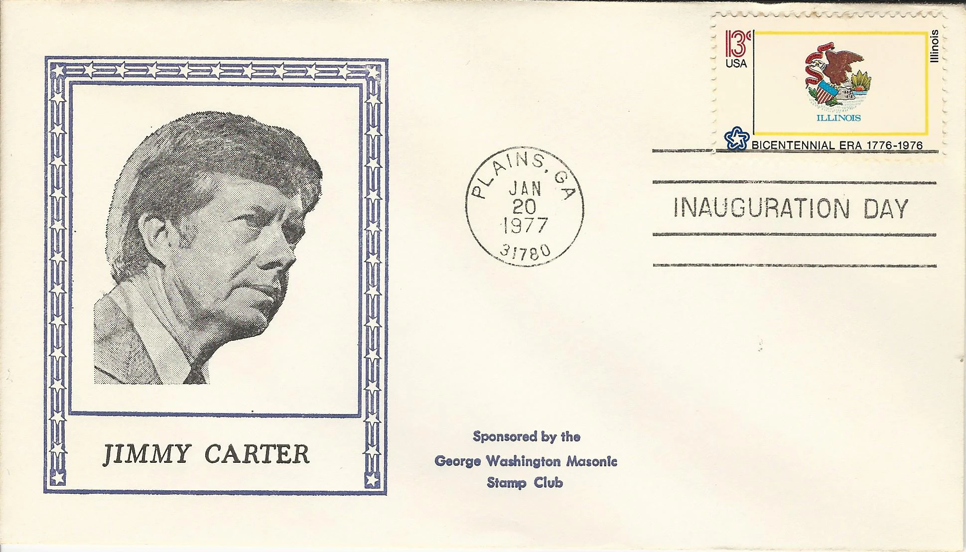 Inauguration Jimmy Carter Postmark #1: Washington, DC —&hellip;